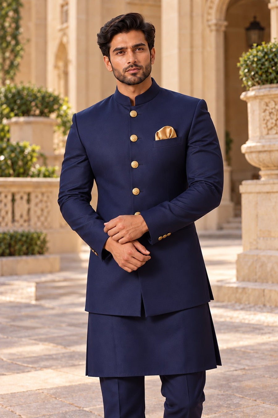 Navy Prince Coat