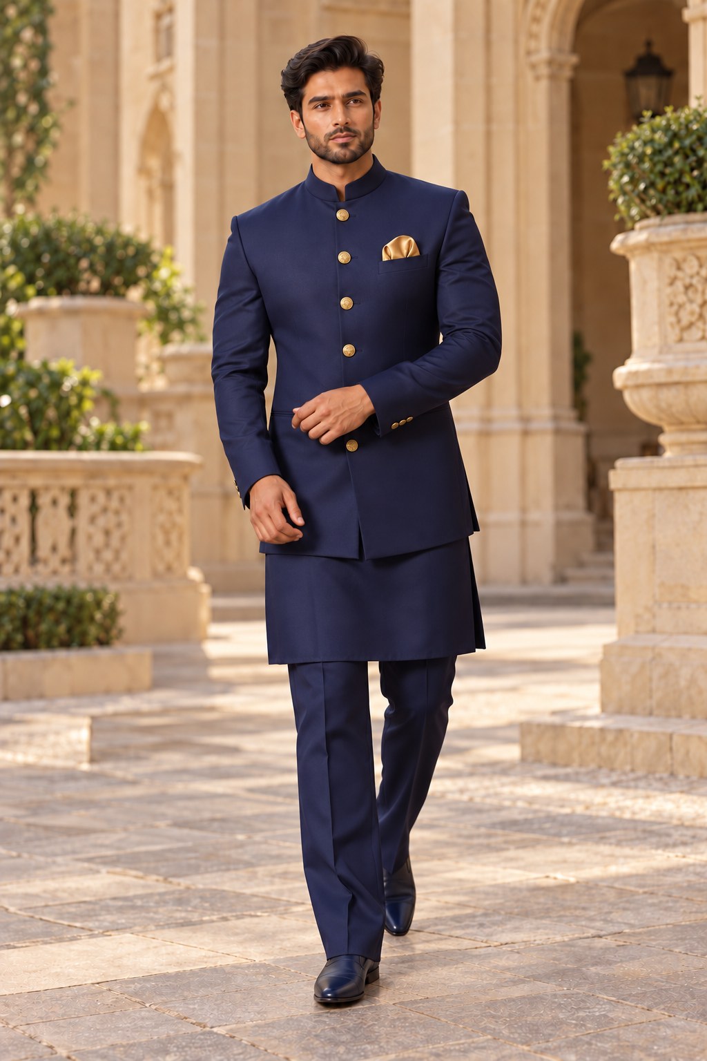 Navy Prince Coat