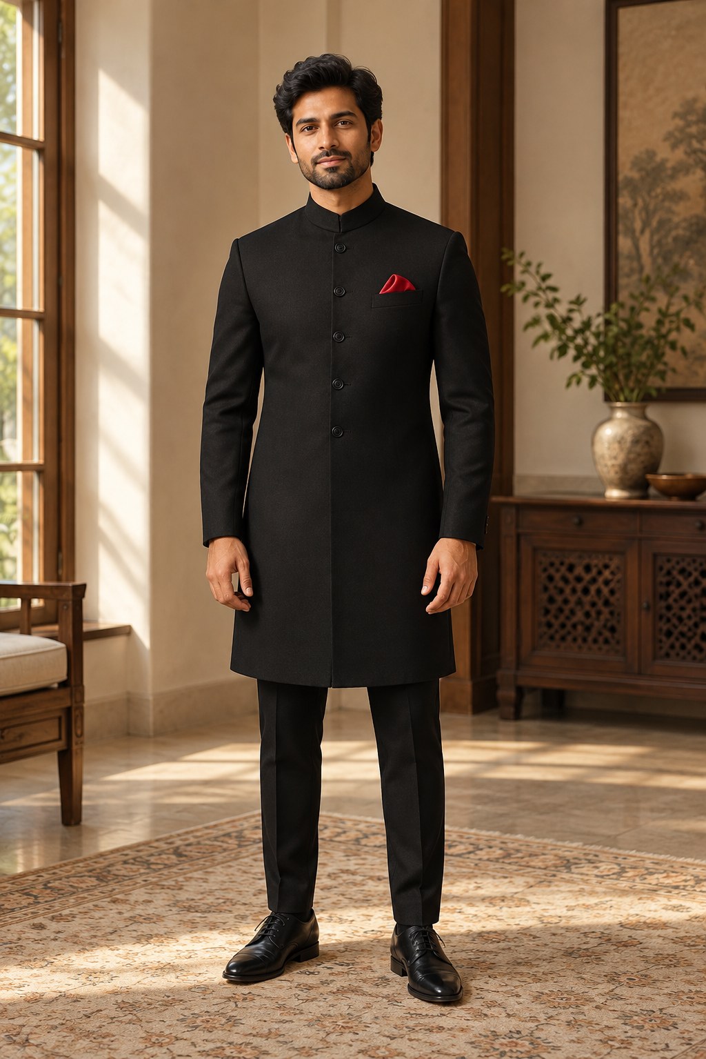 Black Sherwani